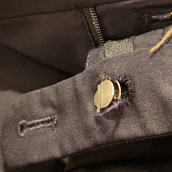 Indochino Wool Mohair Navy Suit Jacket Blazer sz 40R Pants sz 34 Two Button Blue - Picture 14 of 14